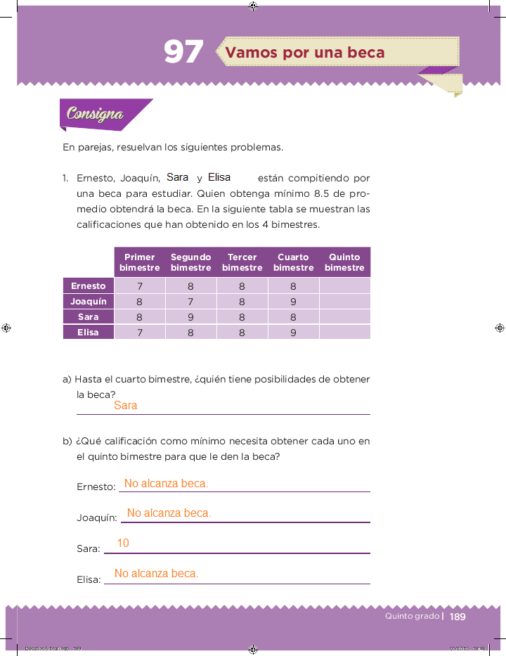 Respuestas Vamos por una beca - Desafíos matemáticos Bloque 5 2014-2015