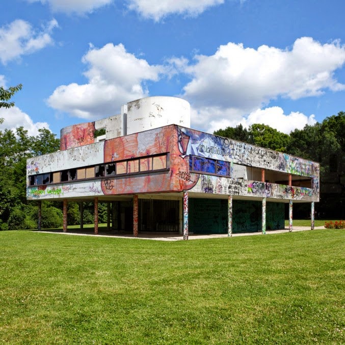 La villa Savoye Le Corbusier Blog des histoire de lart de Baudelaire