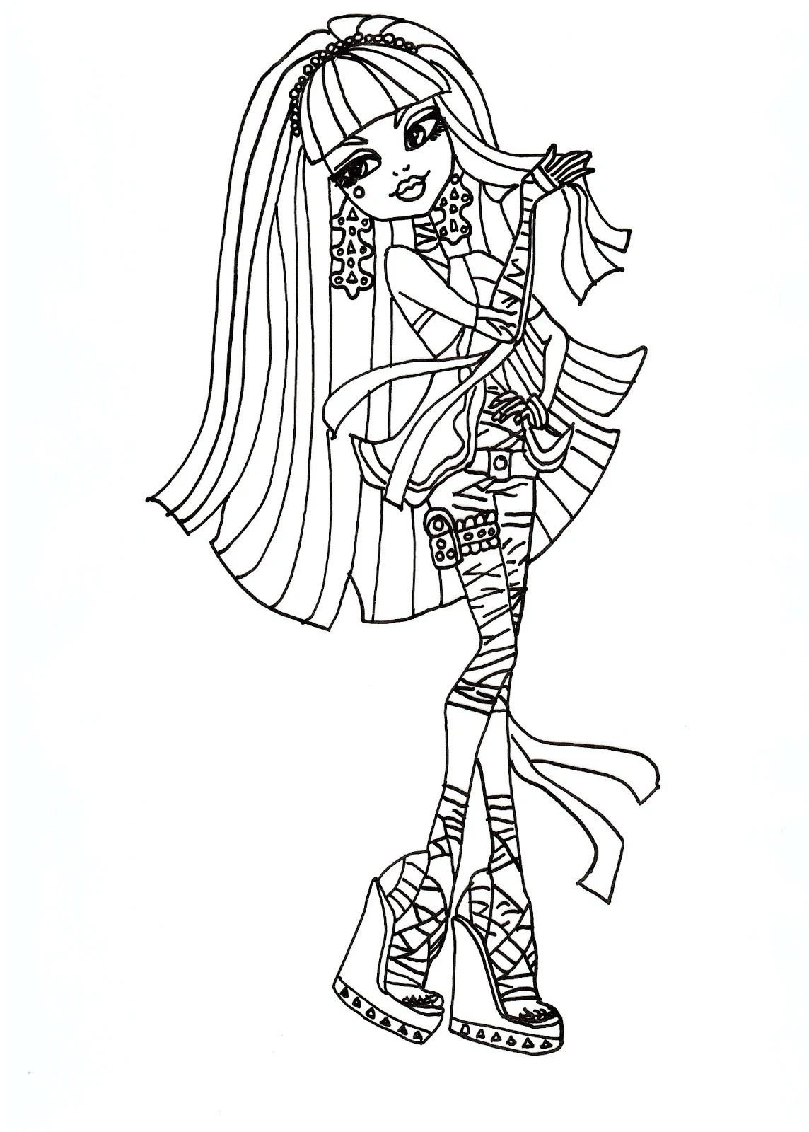 Breathtaking Monster High Coloring Book Capture in HD