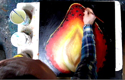 acrylic mixing paint watercolor painting water abstract paintings