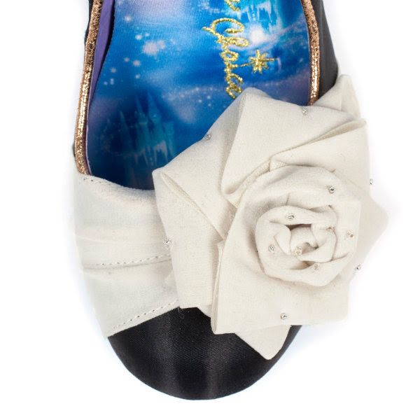 irregular choice cinderella Bibiddi Bobbidi toe rose detail irregular choice cinderella Bibiddi Bobbidi toe rose detail