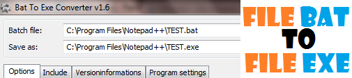 Cara Membuat File BAT ke EXE www.uwedzblog.com