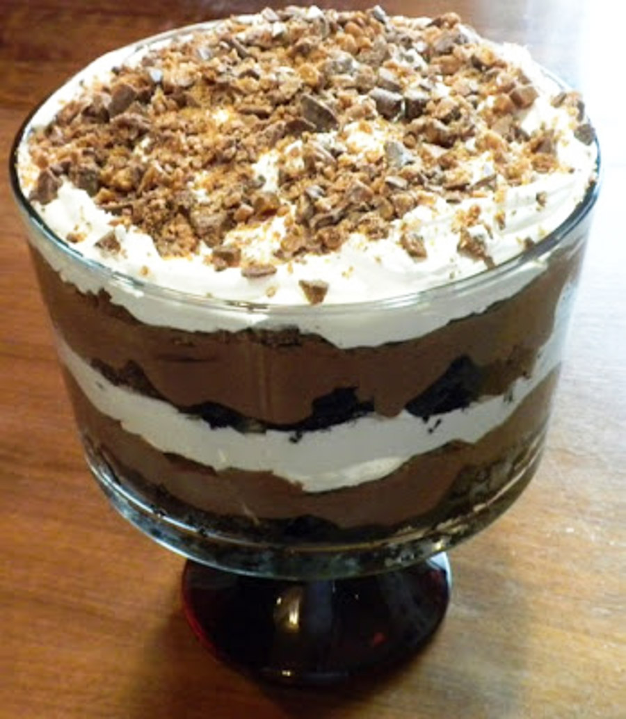 Pam's Midwest Kitchen Korner Death by Chocolate Trifle for Mother's Day!