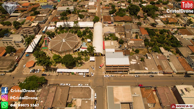 Prefeitura de Cristalina - Imagem áerea Cristalina é maravilhosa