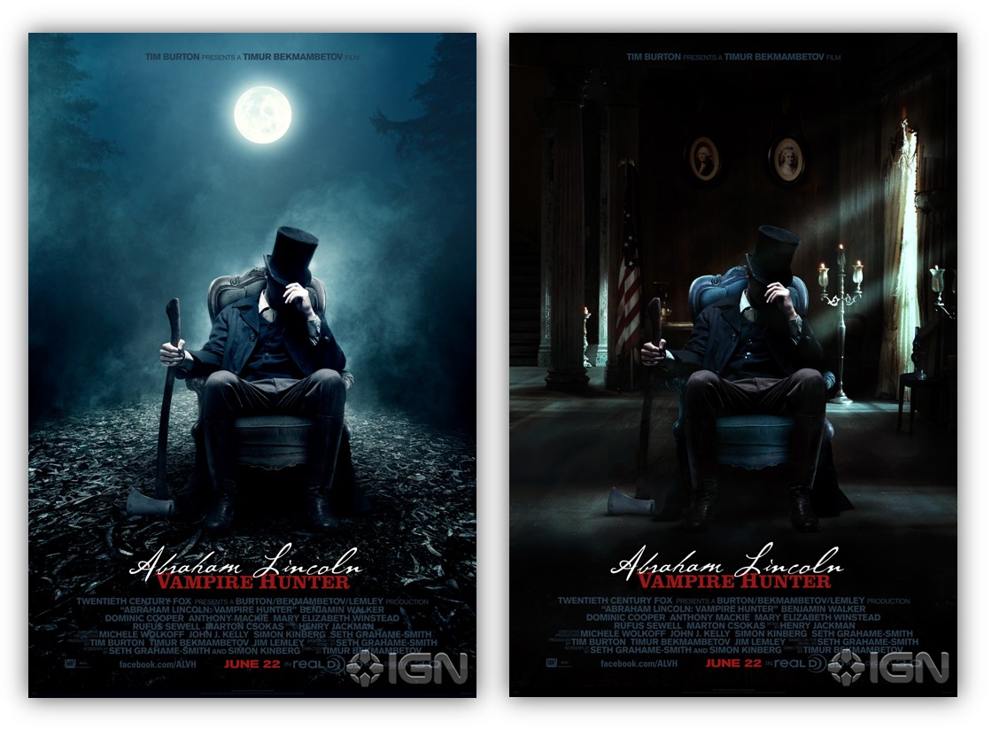 Sovereign videnskabelig aften MarketSaw - 3D Movies, Gaming and Technology: MUST SEE: New Poster For ABRAHAM  LINCOLN: VAMPIRE HUNTER