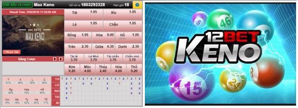 Tìm hiểu về Lb Keno và Keno truyền thống 12bet Keno2