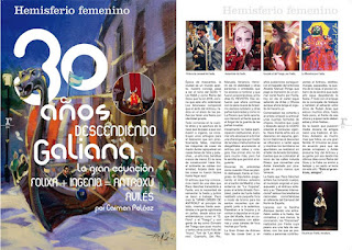 30 años descendiendo galina imagen del artículo de Carmen Peláez: 30 años descendiendo Galiana