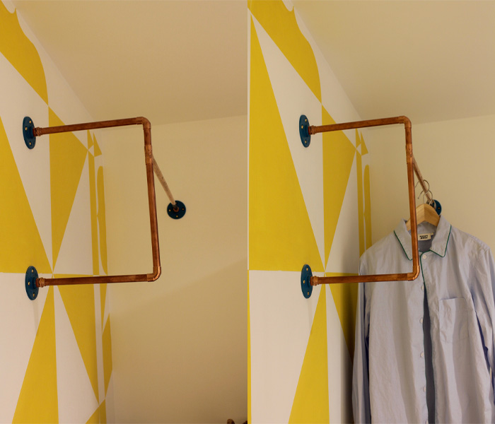 The Shingled House A Copper Pipe Drying Rack