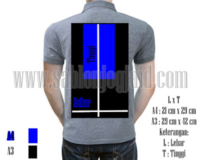 Ukuran Kaos A4 A3 Ukuran Kaos A4 A3