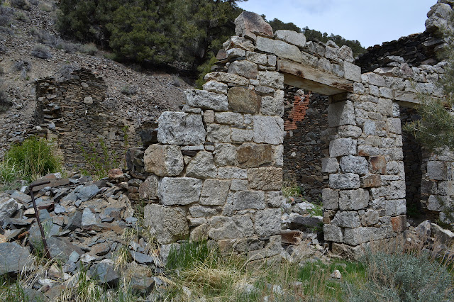 what is left of a stately mansion
