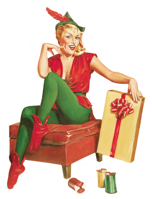vintage pin up clipart - photo #5