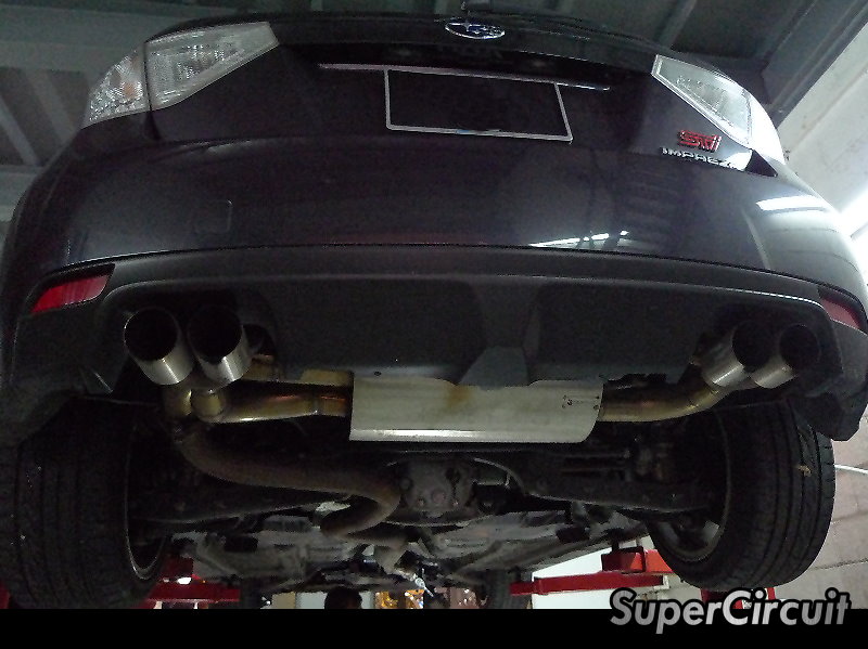 SUPERCIRCUIT Exhaust Pro Shop Subaru Impreza WRX STI Version 10