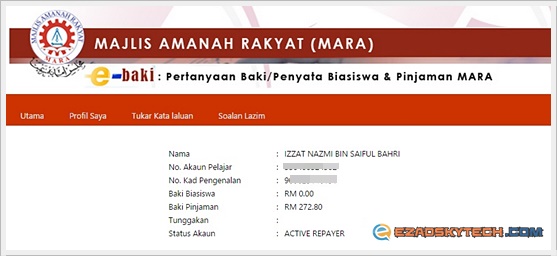 Bila Hutang Pinjaman Pelajaran MARA Hanya Berbaki... Bila Hutang Pinjaman Pelajaran MARA Hanya Berbaki...