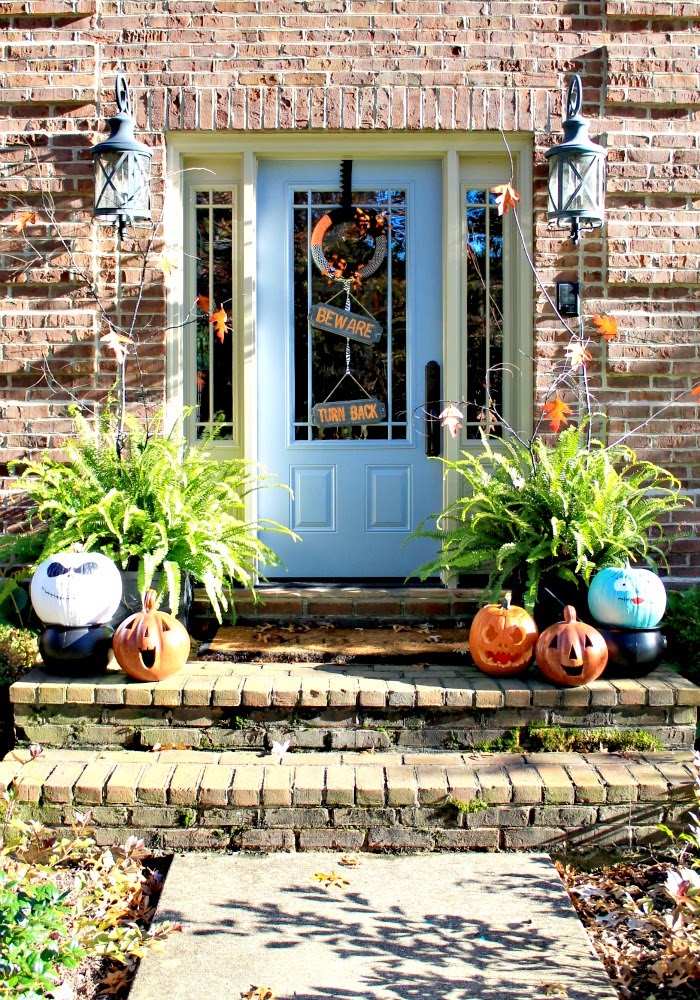 our halloween front entrance | our fifth house | Bloglovin’