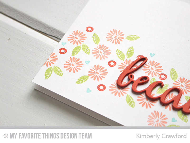 For the Love of Paper layering die cut words