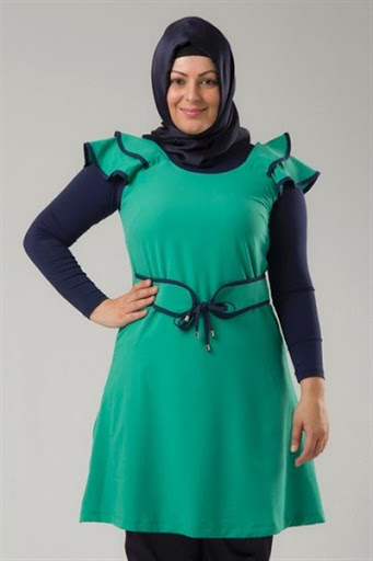 Trend Baju  Muslim  Untuk Wanita  Gemuk  atau Hamil Terbaru  