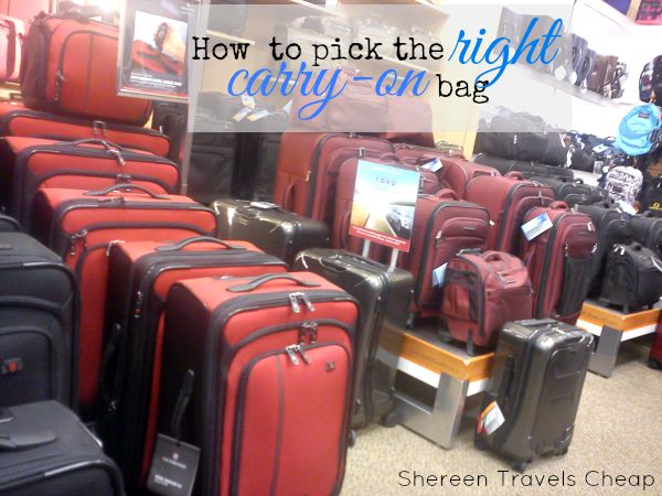 finding the right carry-on bag