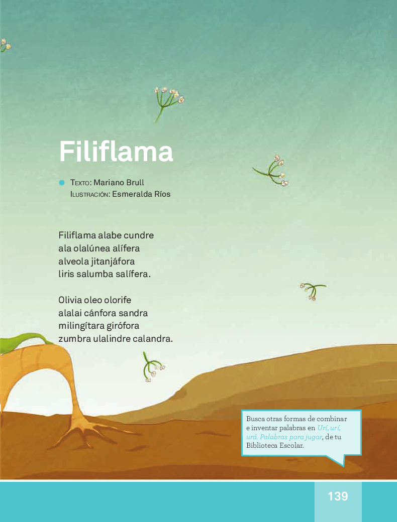 Filiflama - Español Lecturas 3ro 2014-2015