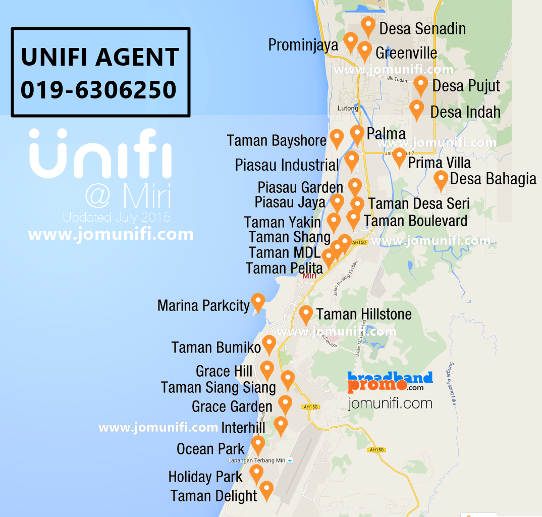 Unifi coverage map