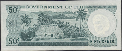 Fiji 50 Cents 1968 P# 58