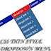 CSS Thin Style Dropdown Menu For Blogger