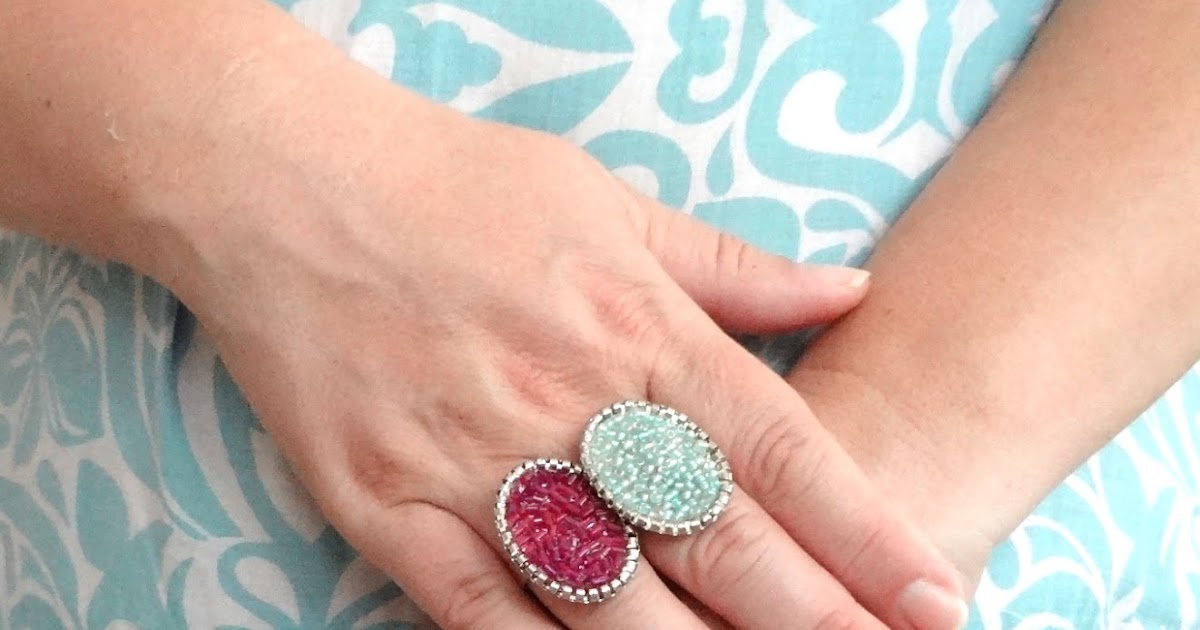 Little Treasures: DIY Seed Beads Rings