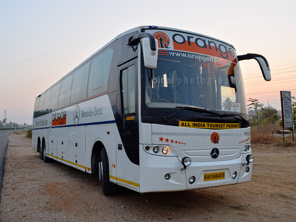 Bangalore to Coimbatore by Orange Travels Mercedes Benz