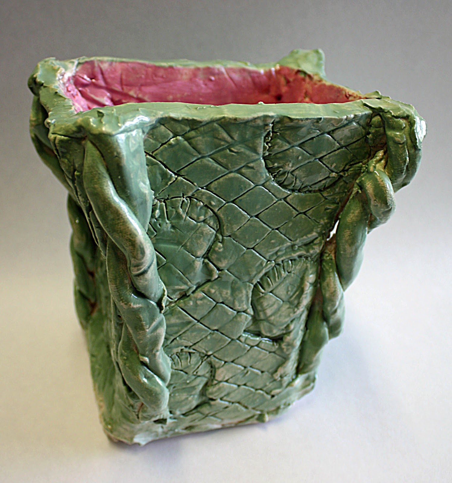 art *scher* Ceramic Slab Sculptures with Texture