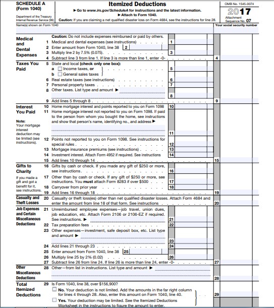 Schedule A of form 1040 schedule-A-of-form-1040