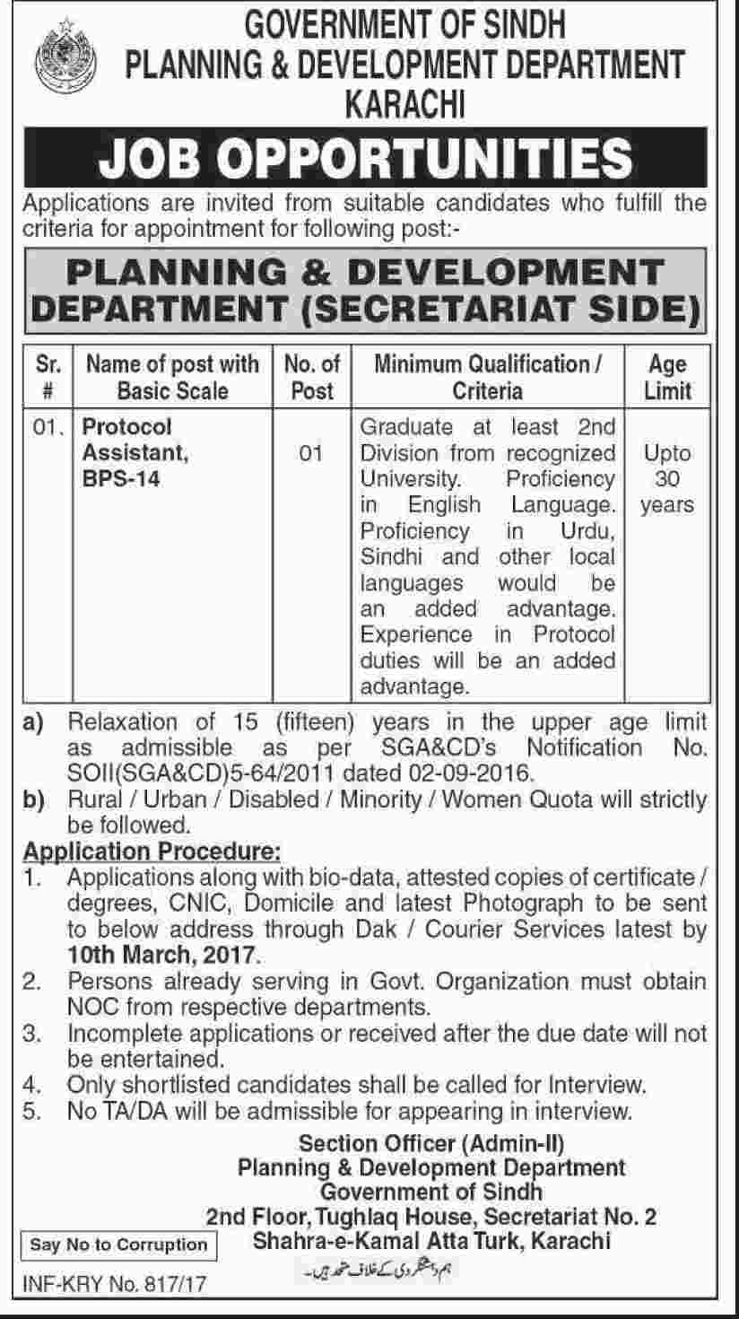 Jobs Available ( 4 everyone ) Jobs at PLANNING & DEVELOPMENT