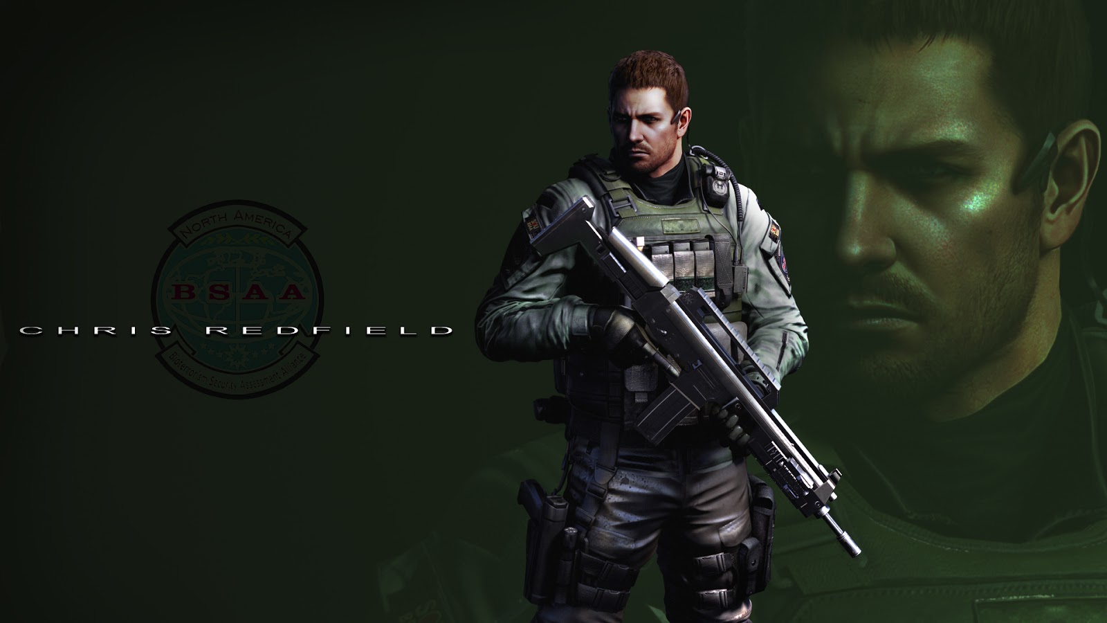chris redfield translucent background