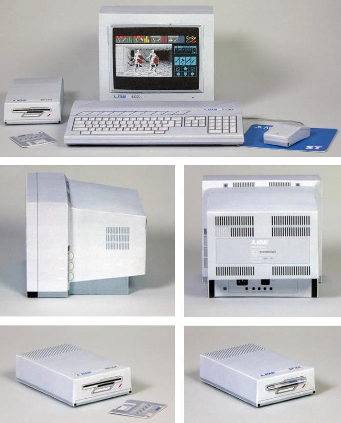 Paper на пк. Компьютер 520st. Компьютер из бумаги. Модель компьютера из бумаги. Старый компьютер из бумаги.