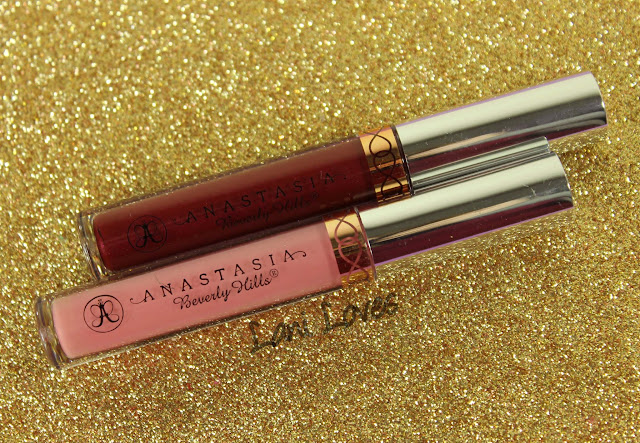 Anastasia Beverly Hills Liquid Lipstick - Lovely and Sad Girl Swatches & Review