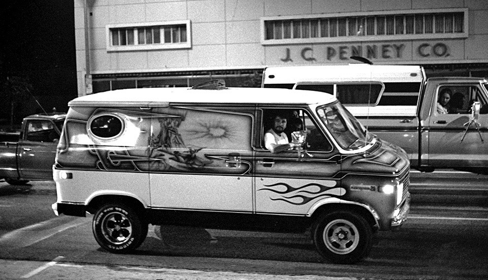 Just A Car Guy the late 70s cruisin on Van Nuys was photographed