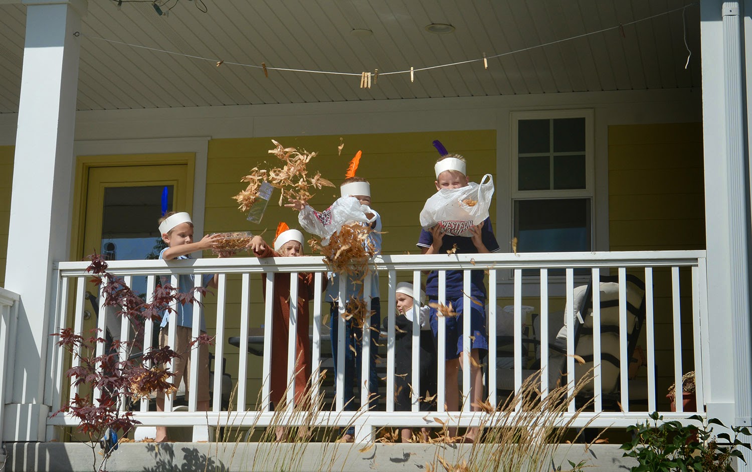 A school of fish: Boston Tea Party Re-enactment
