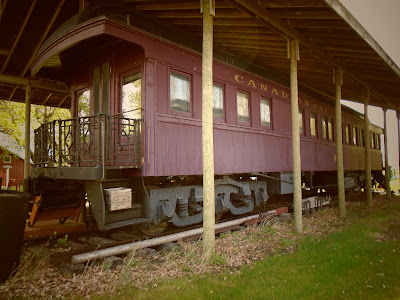 Van Horne railcar on display