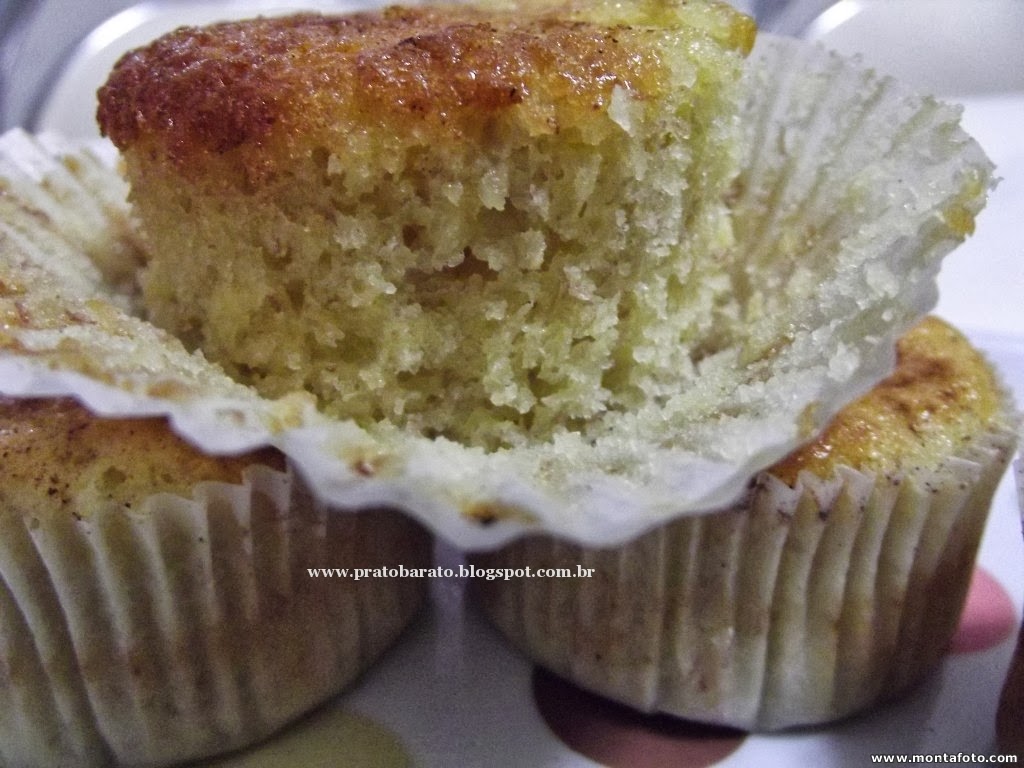 Prato Barato Muffin de Banana e Iogurte