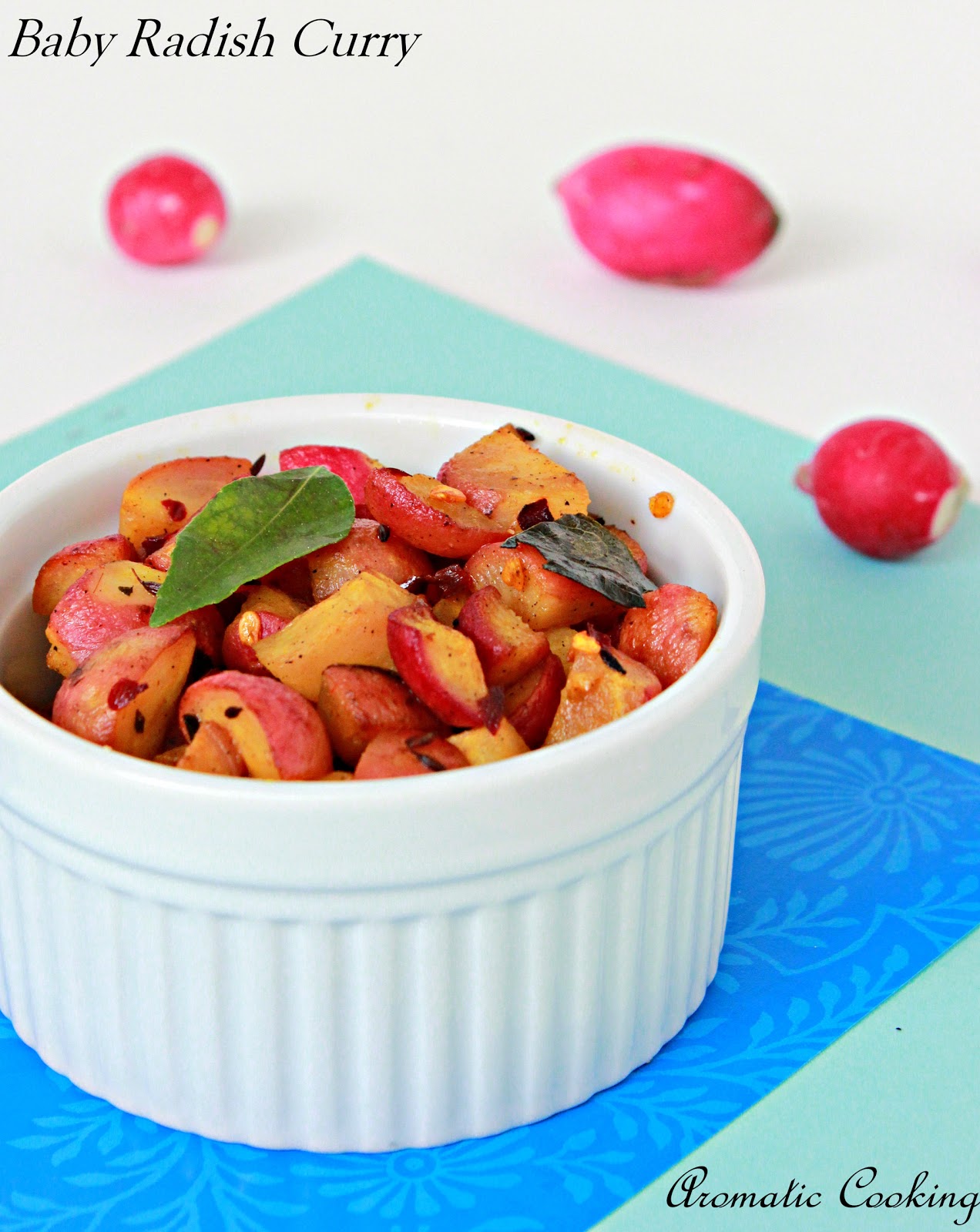 Aromatic Cooking Baby Radish Curry