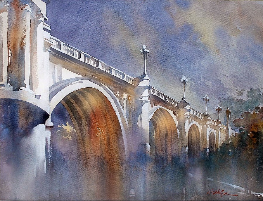 Simply Creative: Architecture Watercolor Paintings by Thomas W. Schaller