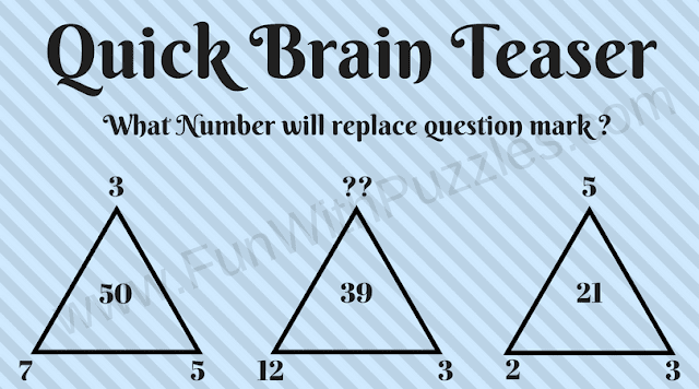 Quick Riddle Triangle Math Quick Riddle Triangle Math