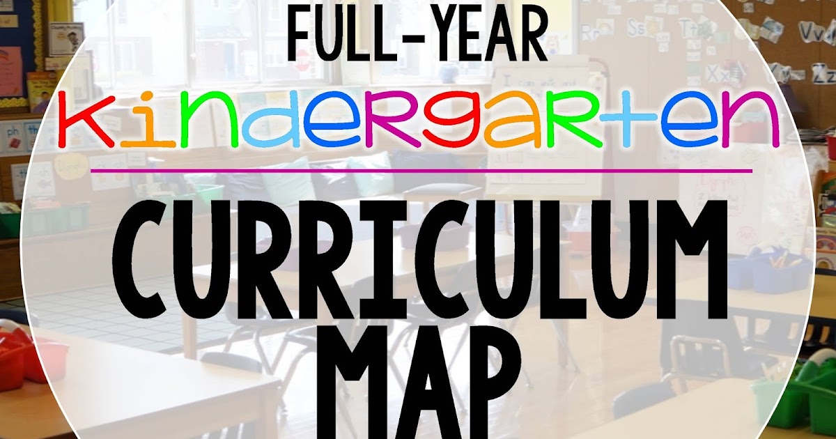 FullYear Kindergarten Curriculum Map Mrs. Jones's Kindergarten