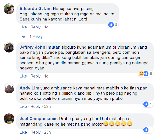 People made hilarious explanations over Makati's expensive list of