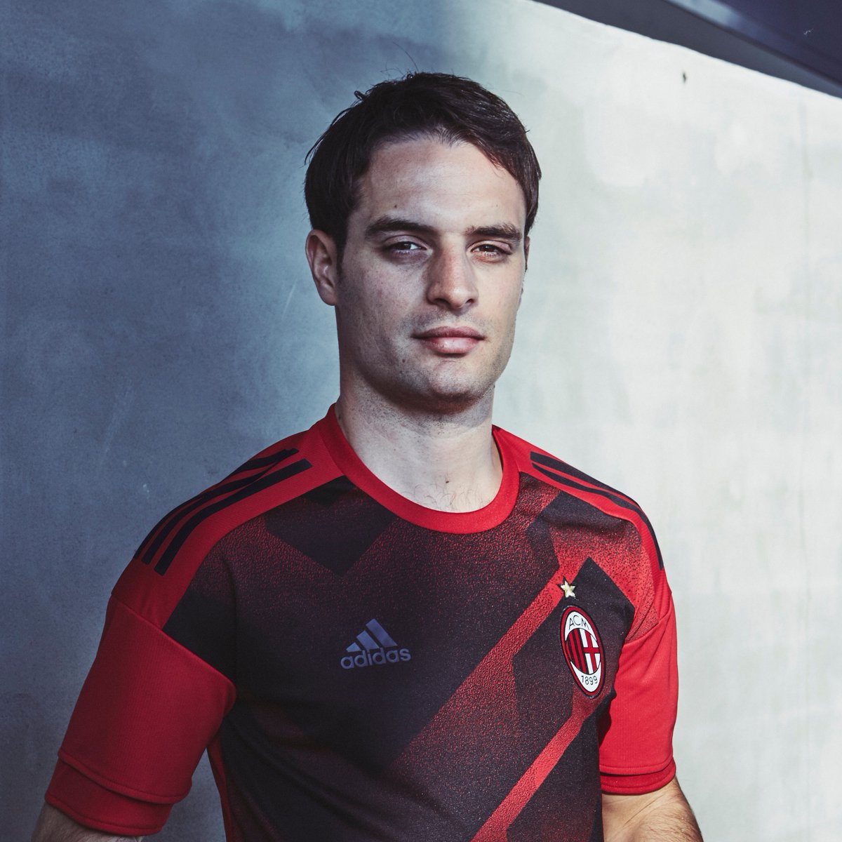 ac milan pre match shirt