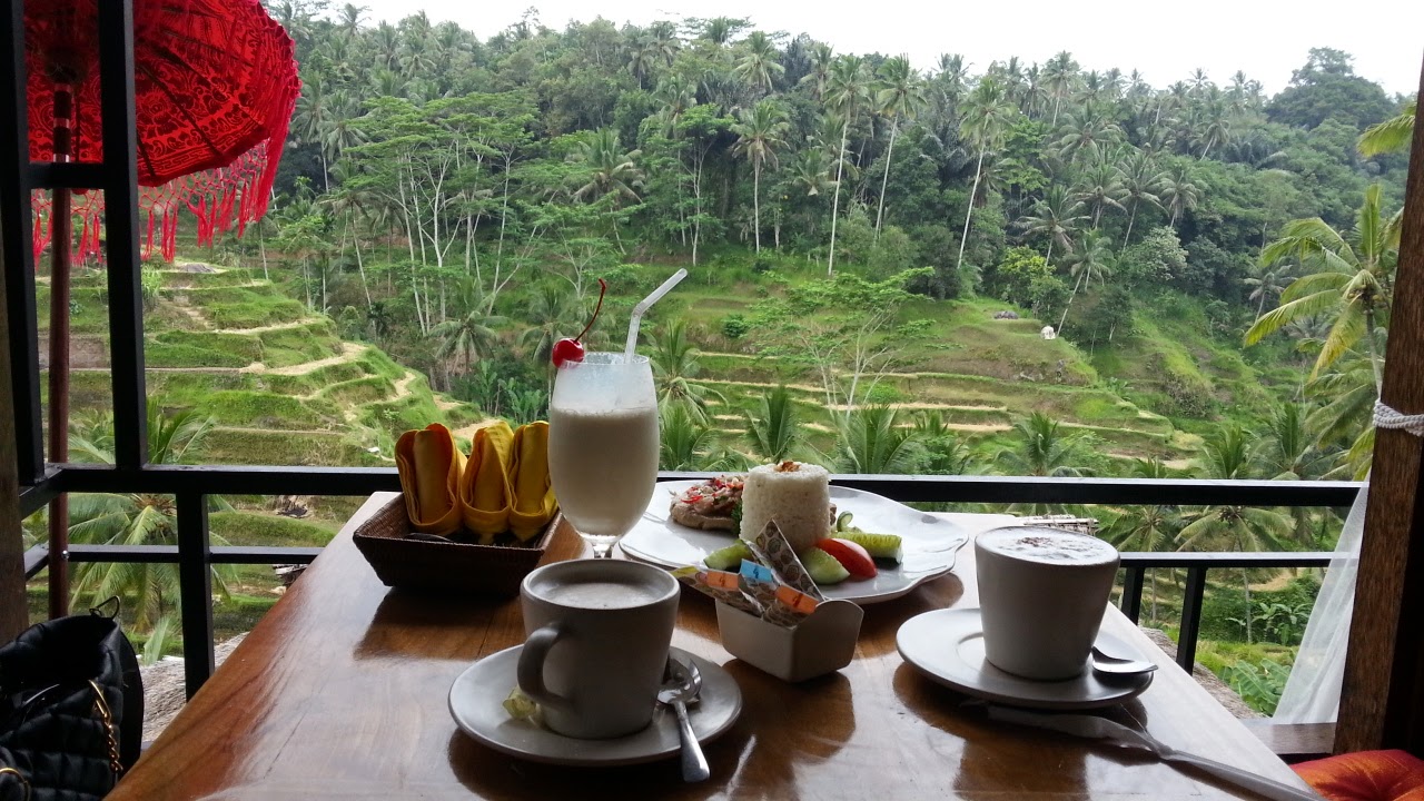 The Best Tourism in Bali Terrace Padi Cafe, Tegalalang, Ubud