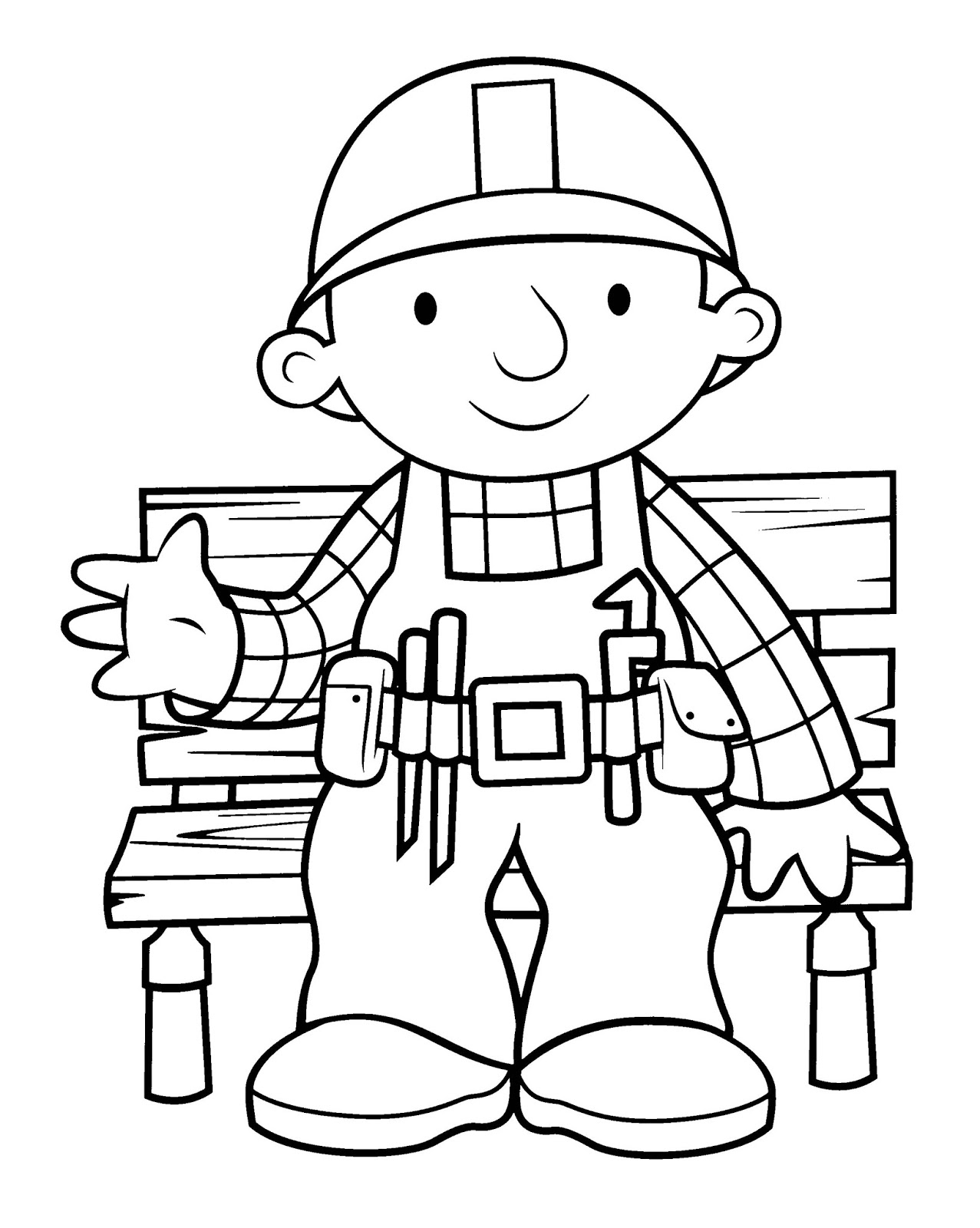 Cartoon Coloring Pictures For Kids: Bob The Builder Coloring Pages