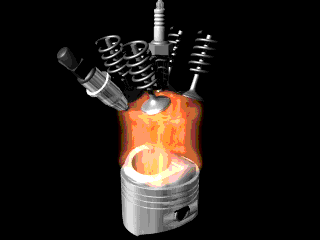 Spark inside engine A gif showing overall combination process inside the engine