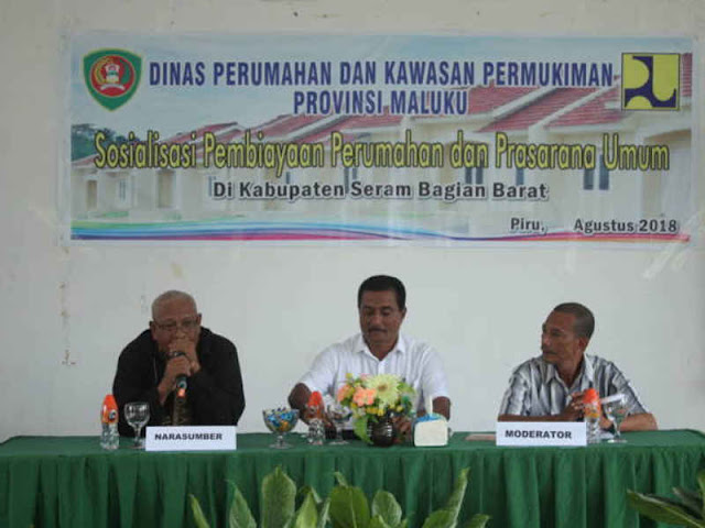 DPKP Maluku Gelar Sosialisasi Pembiayaan Perumahan dan Prasarana Umum di SBB DPKP Maluku Gelar Sosialisasi Pembiayaan Perumahan dan Prasarana Umum di SBB