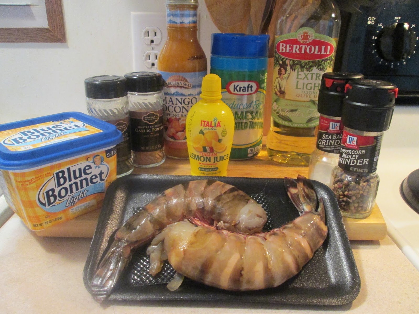 Diab2Cook Colossal Shrimp w/ Whole Grain Brown Rice and Sliced Carrots