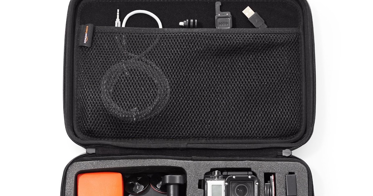 Travel Gear That You Need AmazonBasics Carrying Case for GoPro Large