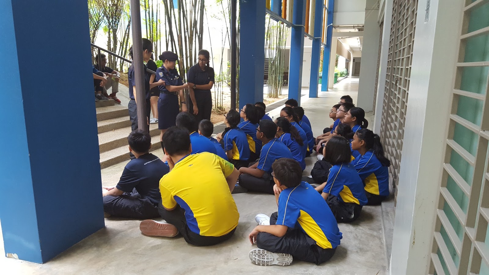 YTSS National Police Cadet Corps Secondary 1 Cadets' First Uniformed